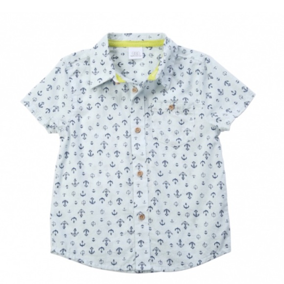 egg by susan lazar Other - Egg Baby Susan Lazar Anchor Poplin SS Dress shirt